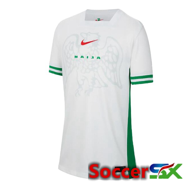 Nigeria Home Soccer Jersey White 2024/2025