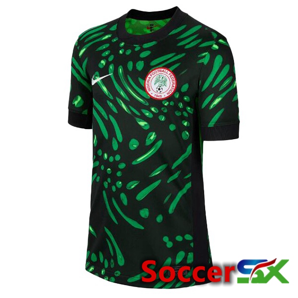 Nigeria Away Soccer Jersey Green 2024/2025