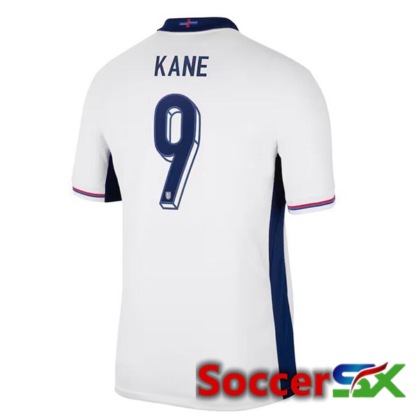 England (Kane 9) Home Soccer Jersey White 2024/2025