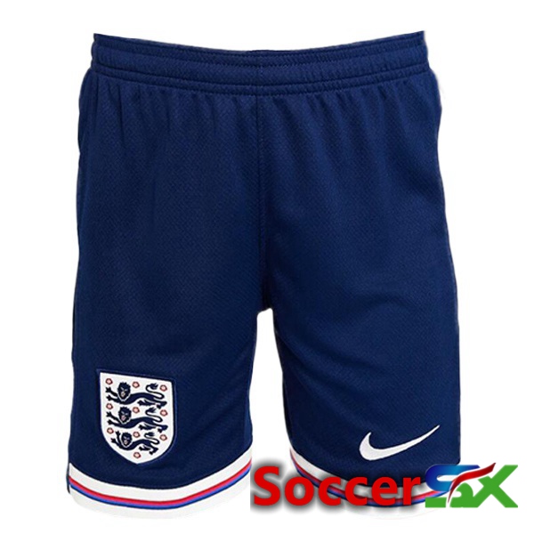 England Home Soccer Shorts Royal Blue 2024/2025