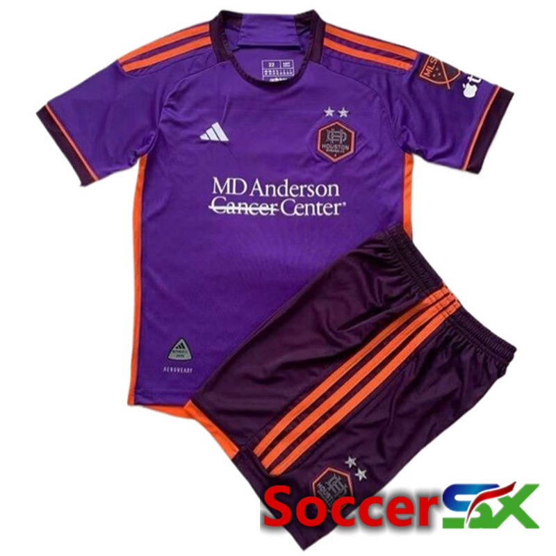 Houston Dynamo Kids Away Soccer Jersey 2024/2025