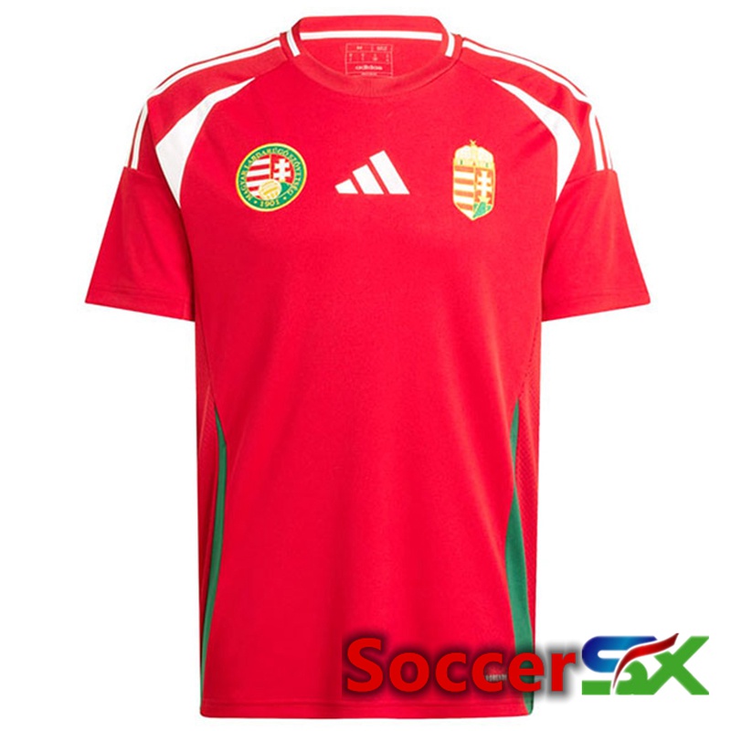 Hungary Home Soccer Jersey UEFA Euro 2024