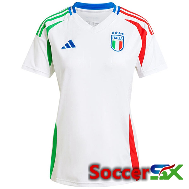 Italy Womens Away Soccer Jersey 2024/2025