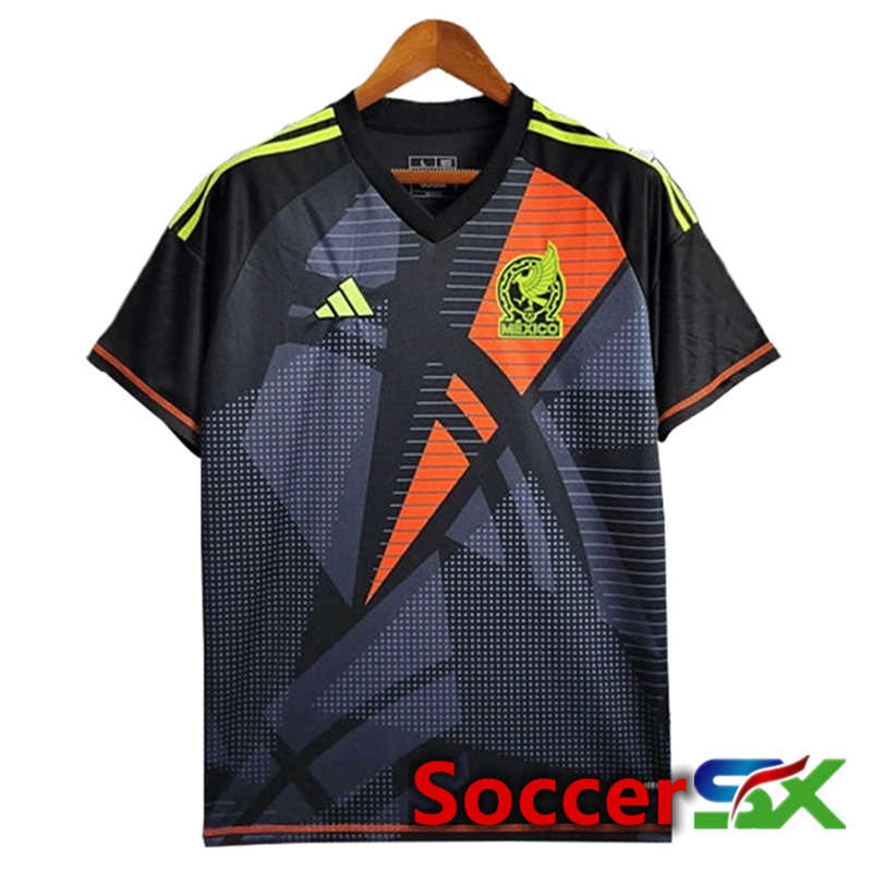 Mexico Goalkeeper Soccer Jersey Black 2024/2025