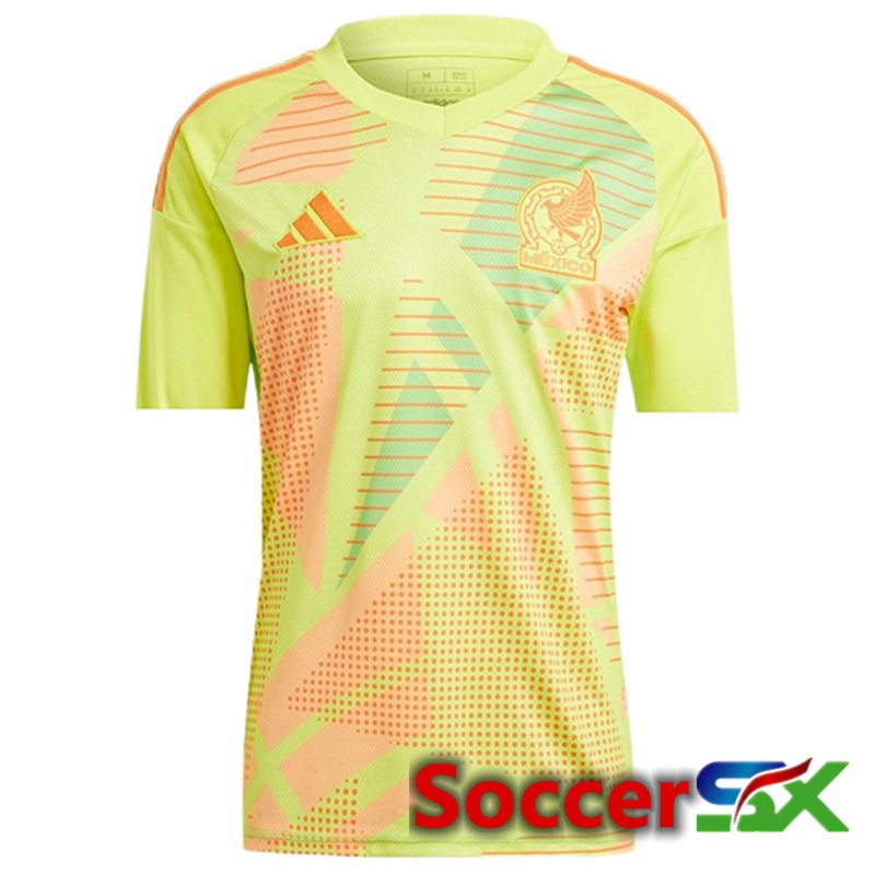 Mexico Goalkeeper Soccer Jersey Yellow 2024/2025