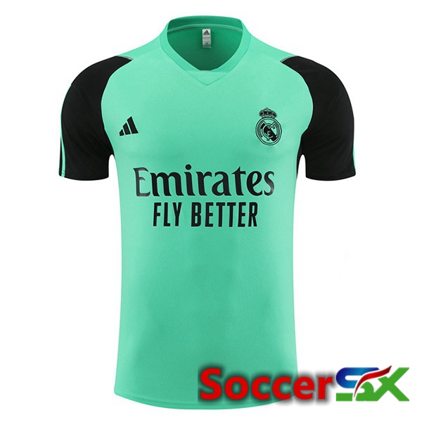 Real Madrid Training T Shirt Green 2024/2025
