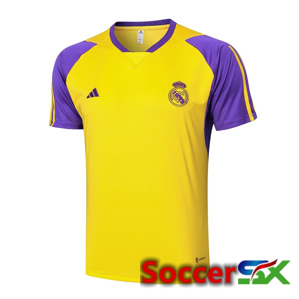 Real Madrid Training T Shirt Yellow 2024/2025