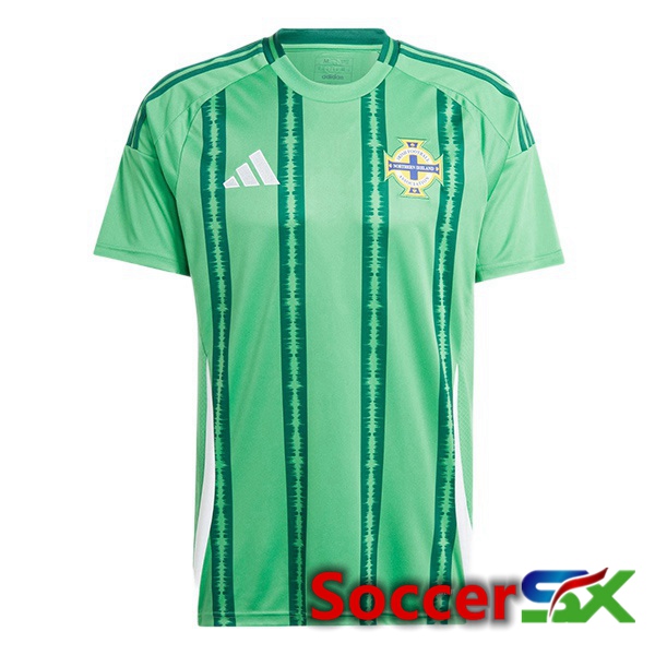 North Ireland Home Soccer Jersey Green 2024/2025