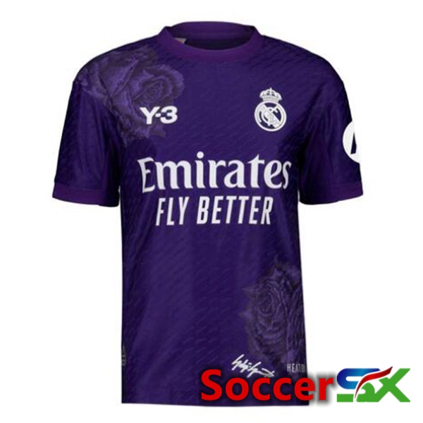 Real Madrid Fourth Soccer Jersey Purple 2023/2024