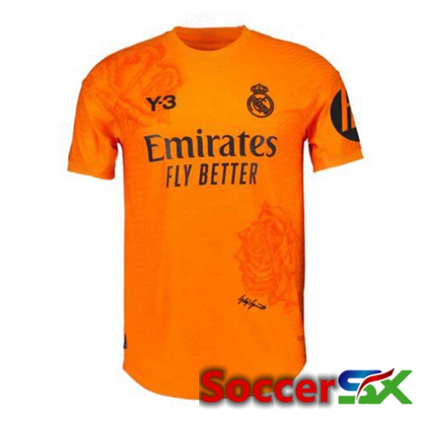 Real Madrid Goalkeeper Soccer Jersey Orange 2023/2024