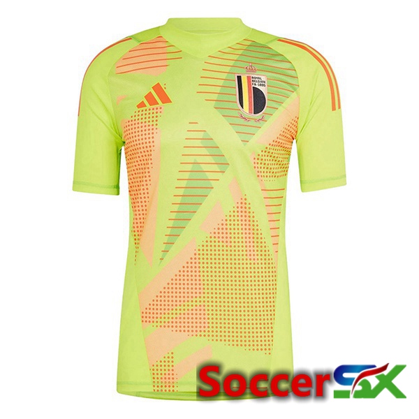 Belgium Goalkeeper Soccer Jersey Yellow UEFA Euro 2024