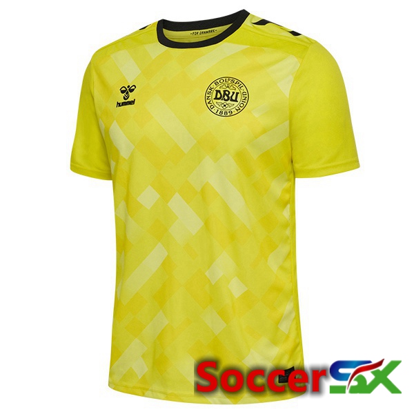 Denmark Goalkeeper Soccer Jersey Yellow 2024/2025
