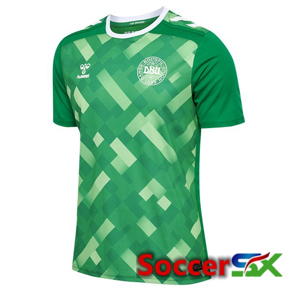 Denmark Goalkeeper Soccer Jersey Green 2024/2025