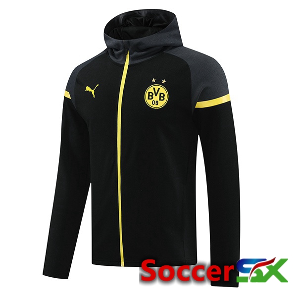 Dortmund BVB Training Sweatshirt Hoodie Black 2024/2025