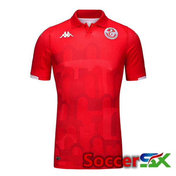 Tunisia Home Soccer Jersey Red 2024/2025