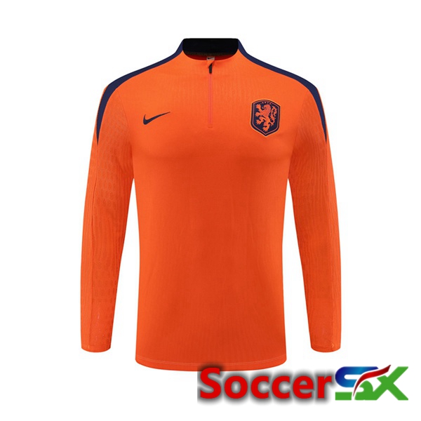 Netherlands Training Sweatshirt Orange 2024/2025