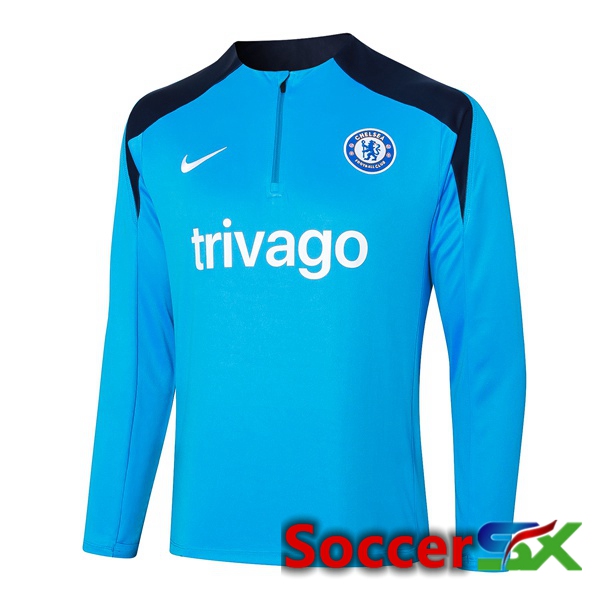 FC Chelsea Training Sweatshirt Blue 2024/2025