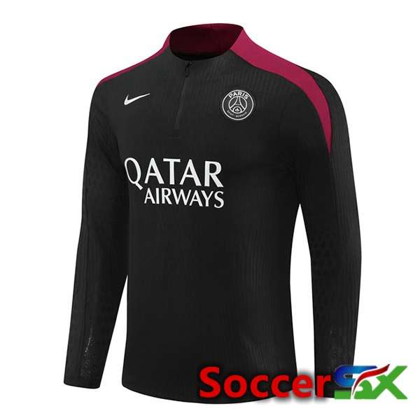 Paris PSG Training Sweatshirt Black 2024/2025