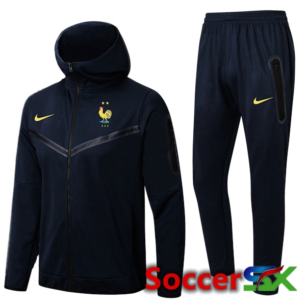 France Training Tracksuit - Windbreaker Blue Royal 2024/2025