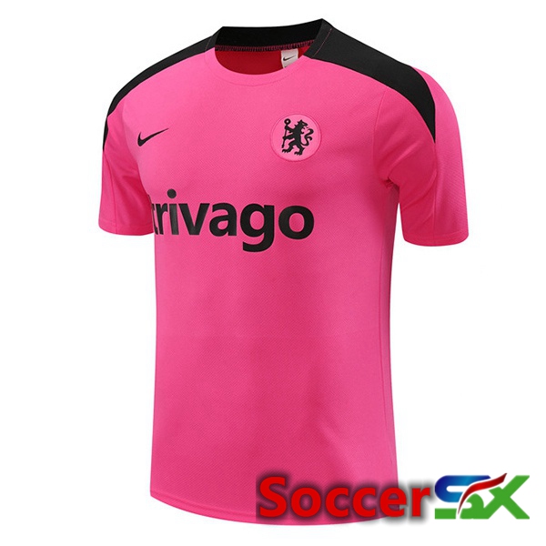 FC Chelsea Training T Shirt Pink 2024/2025