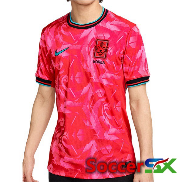 Korea Home Soccer Jersey Red 2024/2025
