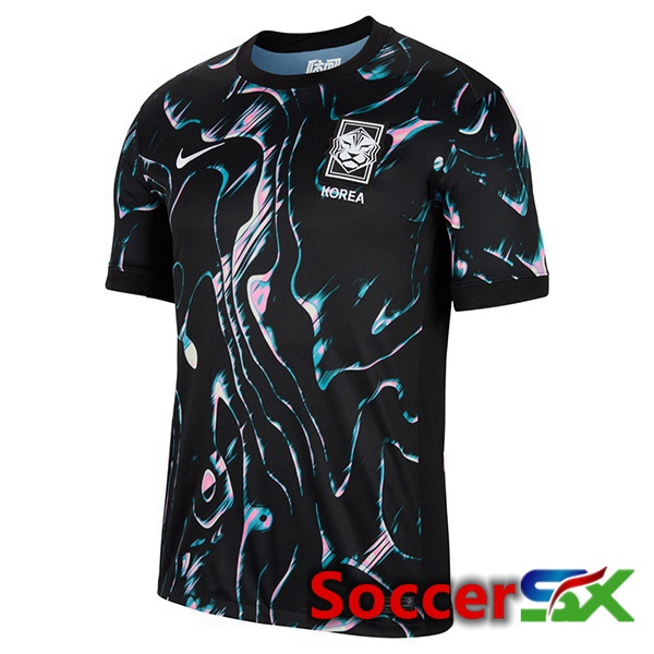 Korea Away Soccer Jersey Black 2024/2025