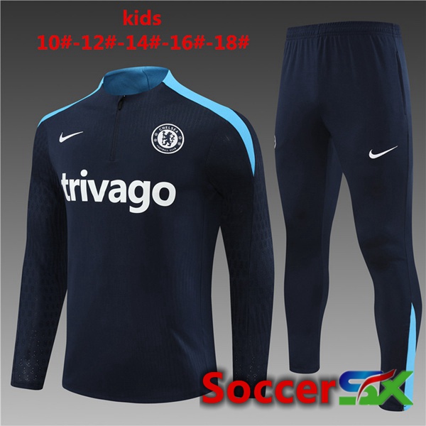 FC Chelsea Kids kit Training Tracksuit Blue Royal 2024/2025