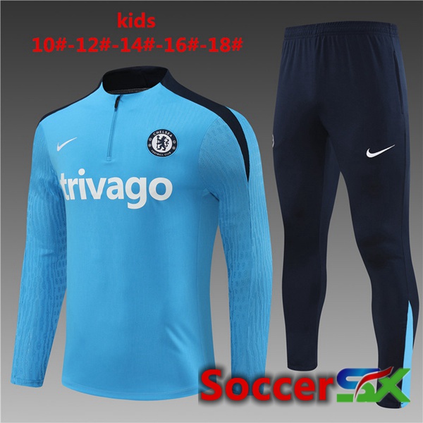 FC Chelsea Kids kit Training Tracksuit Blue 2024/2025