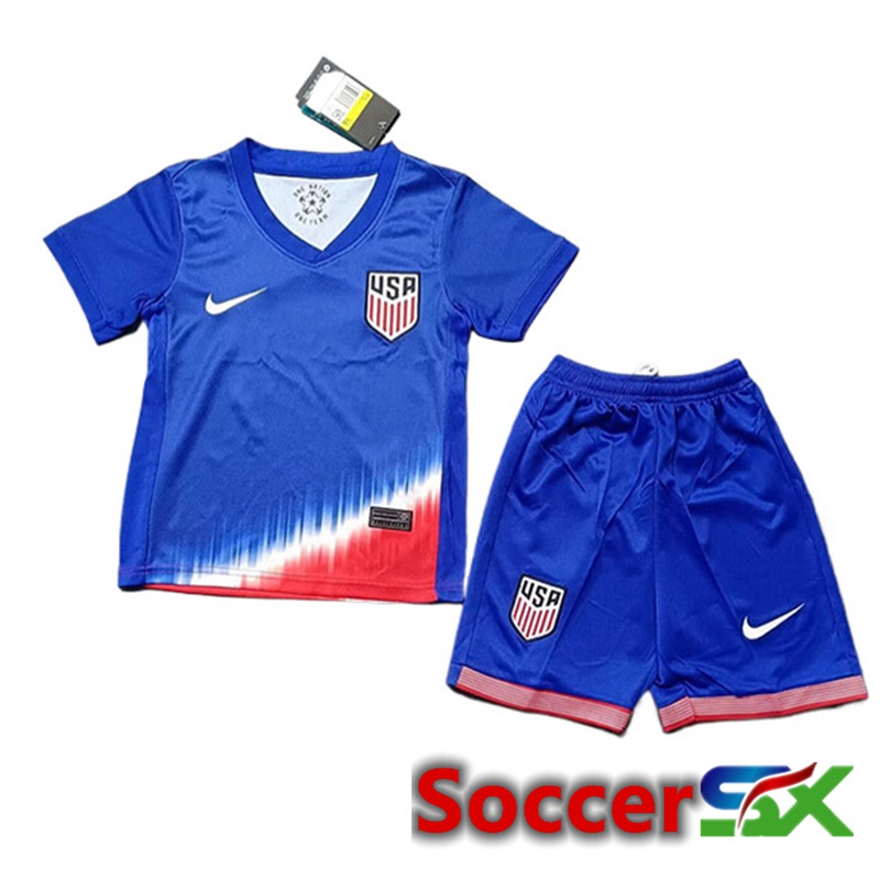 USA Kids Away Soccer Jersey 2024/2025