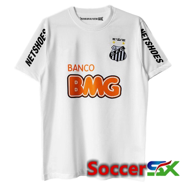 Santos FC Retro Home Soccer Jersey White 2012-2013