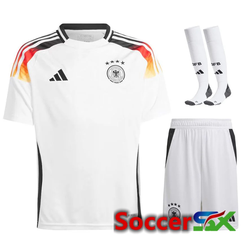 Germany Home Soccer Jersey (Shorts + Socks) Kit 2024/2025