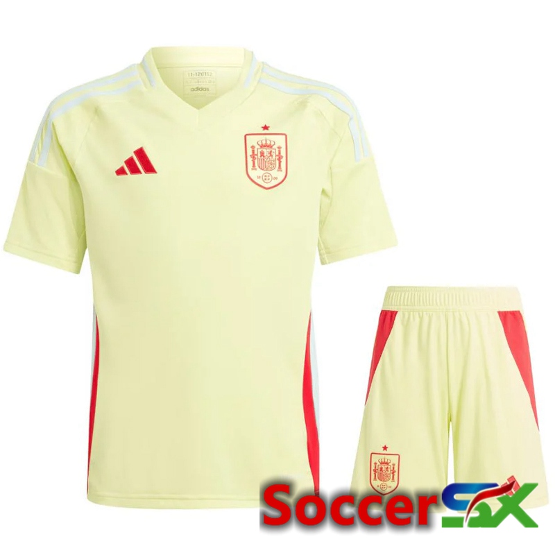 Spain Away Soccer Jersey + Shorts Kit 2024/2025