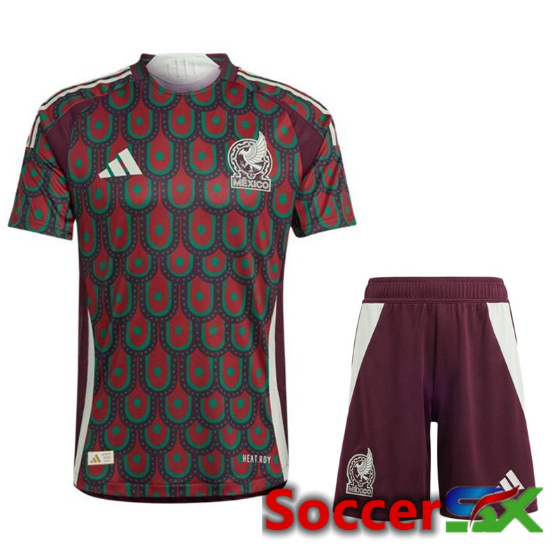 Mexico Home Soccer Jersey + Shorts Kit 2024/2025