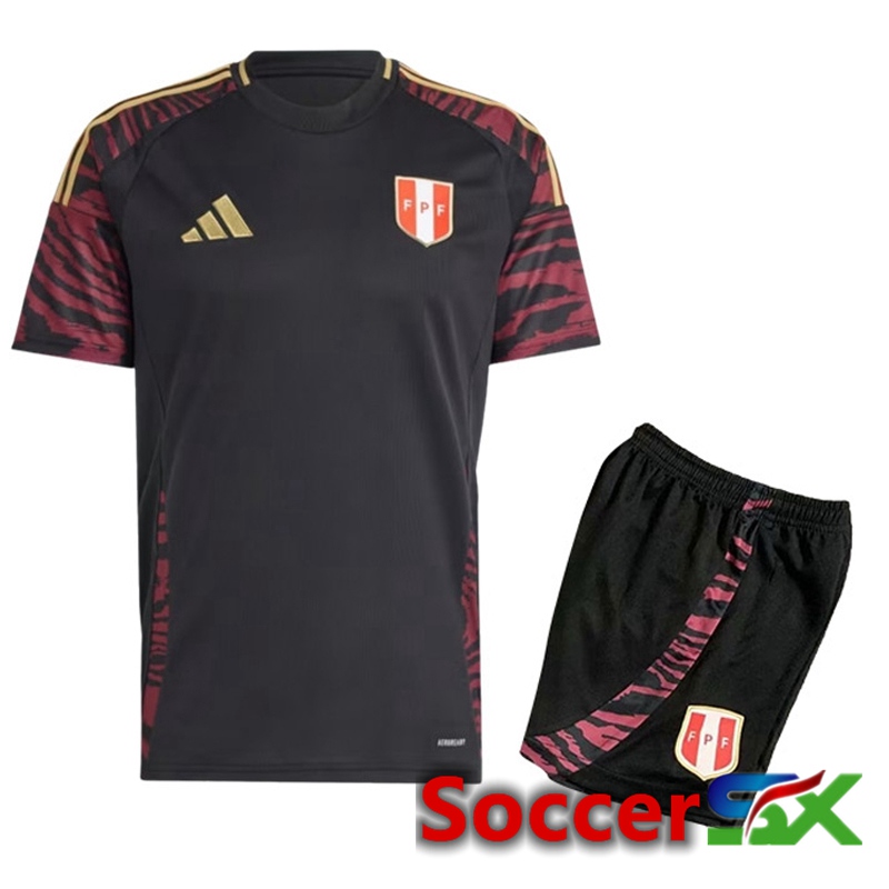 Peru Away Soccer Jersey + Shorts Kit 2024/2025