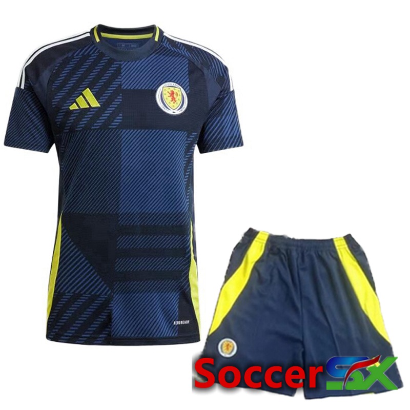 Scotland Home Soccer Jersey + Shorts Kit 2024/2025