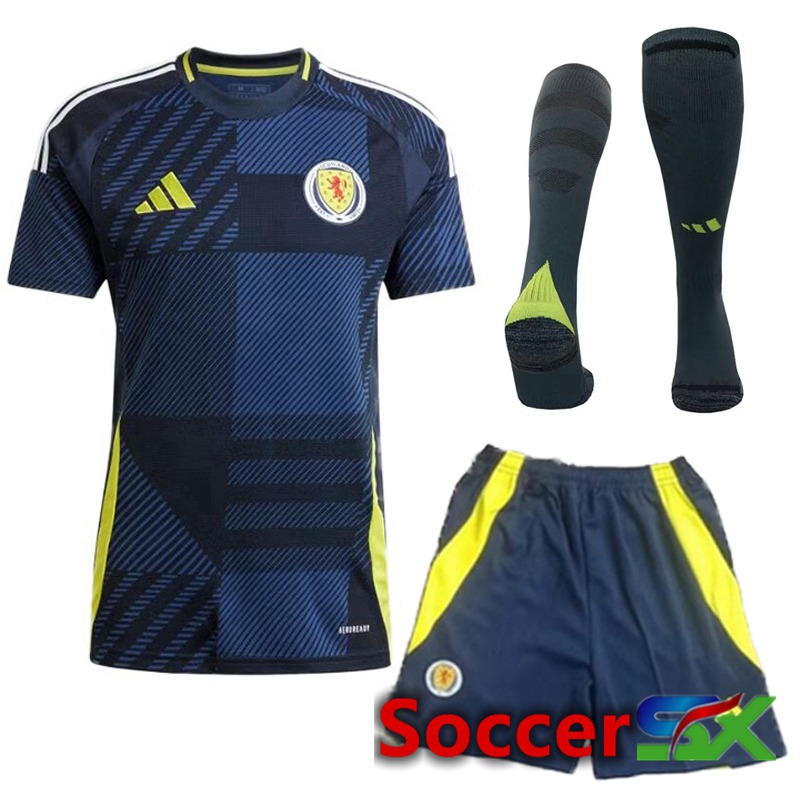 Scotland Home Soccer Jersey (Shorts + Socks) Kit 2024/2025