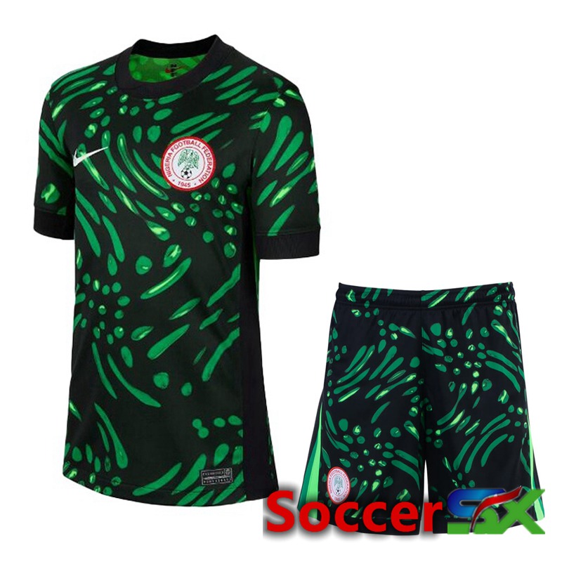 Nigeria Away Soccer Jersey + Shorts Kit 2024/2025