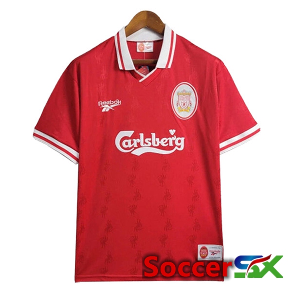 Liverpool Retro Home Soccer Jersey 1996