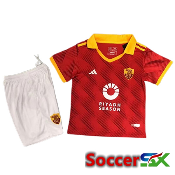 As Rome Kids Fourth Soccer Jersey 2024/2025