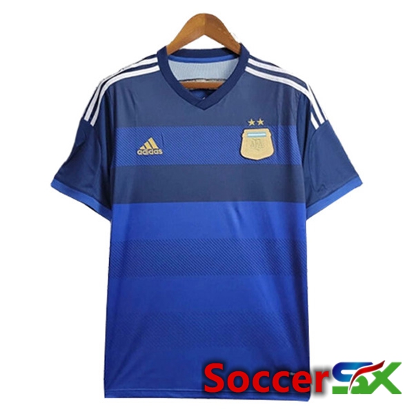 Argentina Retro Away Soccer Jersey 2014