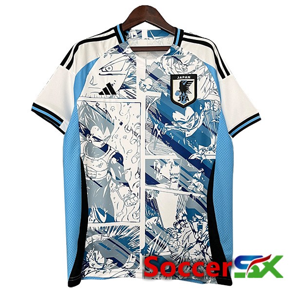 Japan Soccer Jersey Special Edition Dragon Ball White 2024/2025