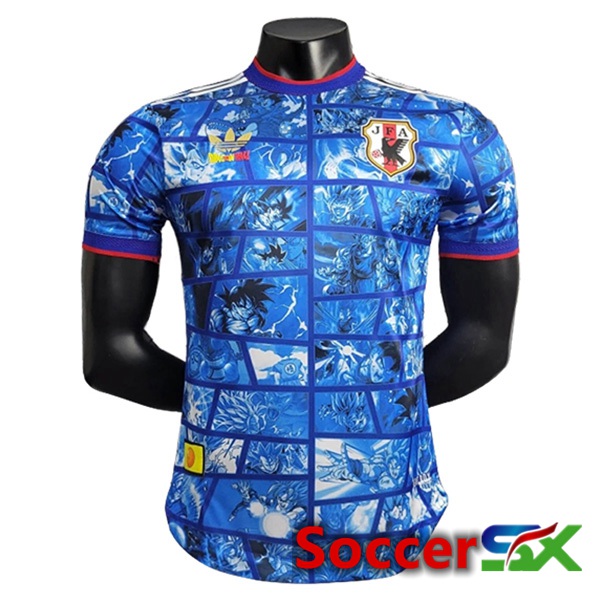 Japan Soccer Jersey Special Edition Dragon Ball Blue 2024/2025