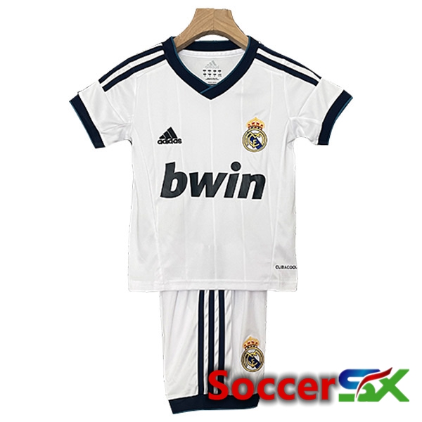 Real Madrid Retro Kids Home Soccer Jersey 2012/2013