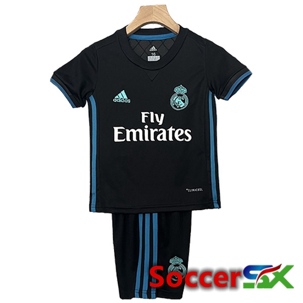 Real Madrid Retro Kids Away Soccer Jersey 2017/2018