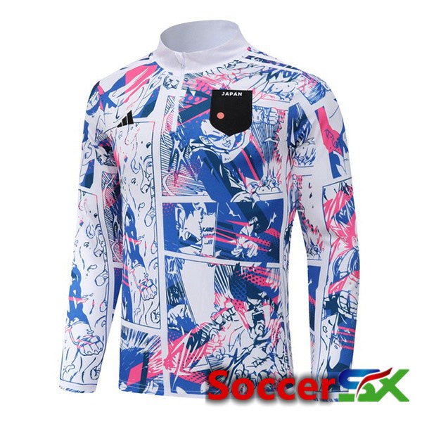 Japan Training Sweatshirt White 2024/2025