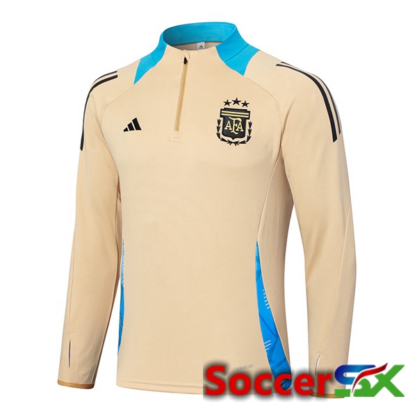 Argentina Training Sweatshirt Yellow 2024/2025