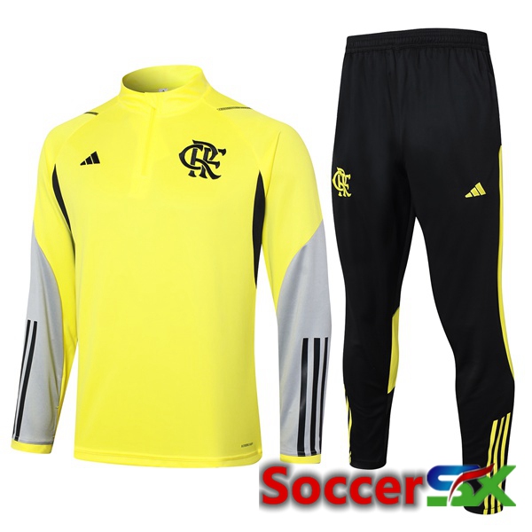 Flamengo kit Training Tracksuit Yellow 2024/2025