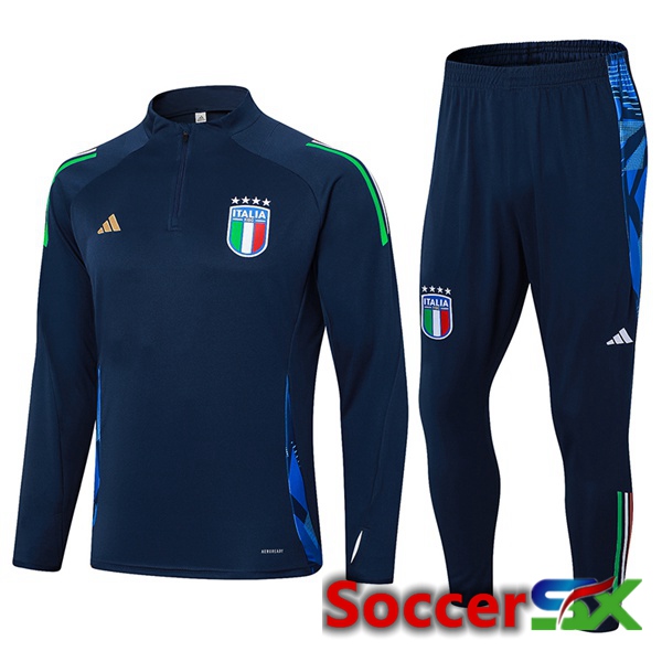 Italy kit Training Tracksuit Blue Royal 2024/2025