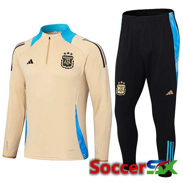 Argentina kit Training Tracksuit Yellow 2024/2025
