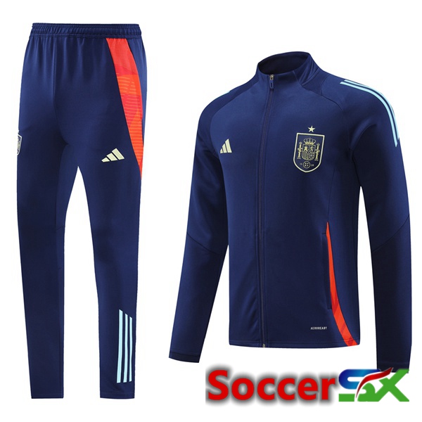 Spain kit Training Jacket Suit Blue Royal 2024/2025